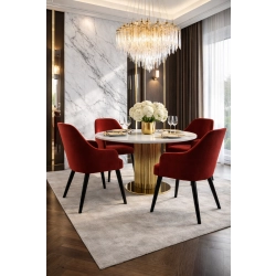 Krzesło tapicerowane  DELUXE KR-9 Tkanina Hold Me 31